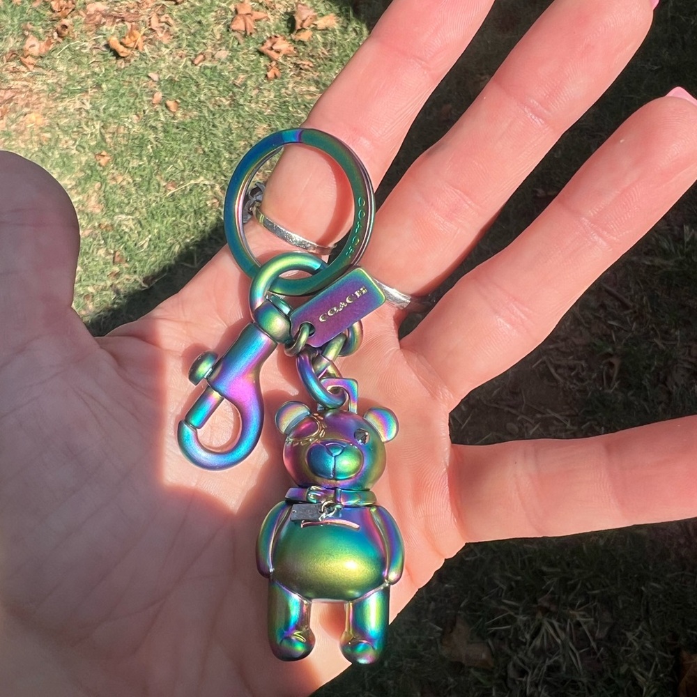 Rainbow Bear Keychain - image 5